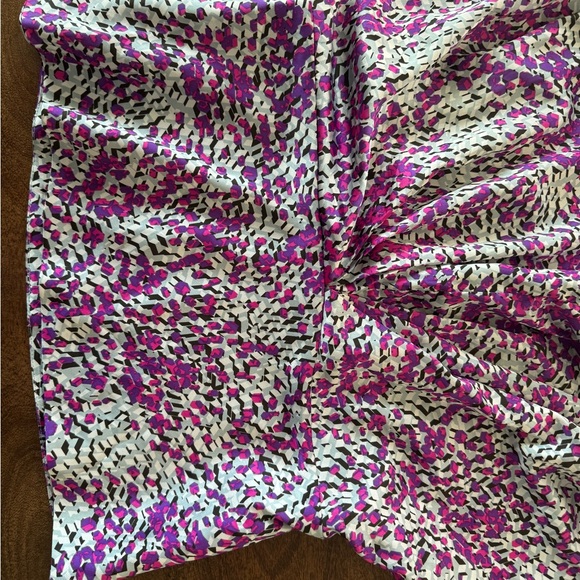 Cynthia Steffe Purple and Gray Geometric Blouse - Picture 3 of 4